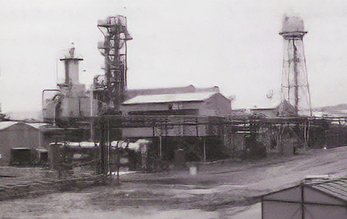 セントラルグラスファイバー㈱(現同社松阪工場、1973年)